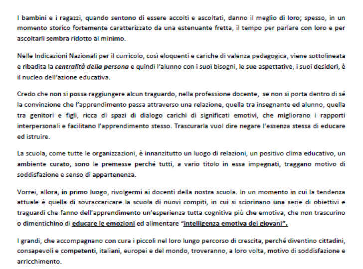 Come Si Scrive Una Desiderata Al Dirigente Scolastico DIRIGENTE SCOLASTICO